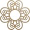 Ekena Millwork Cohen Wood Fretwork Pierced Ceiling Medallion, Birch, 18"OD x 6 1/8"ID x 3/8"T CMWP18X18X0375COBI - alternate 1